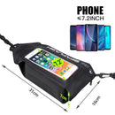 Waterproof Cross Body Cycling Chest Bag Touchscreen Phone Case Phone Bag 7.2 inch