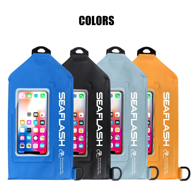 Waterproof Cross Body Cycling Chest Bag Touchscreen Phone Case Phone Bag 7.2 inch