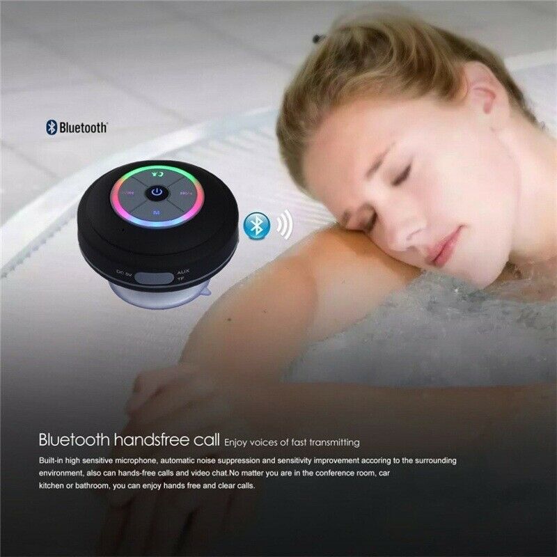Wireless Bluetooth Speaker Portable Waterproof Shower Speaker MP3