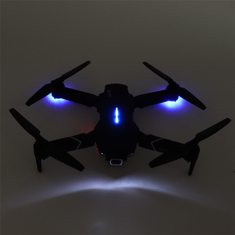 Quadcopter With 4K/1080P HD Wide Angle Camera Foldable Altitude Hold Durable RC Drone