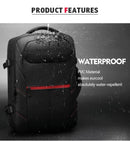 Men Travel Backpack Expandable Large Capacity USB Charging 15.6 inch Laptop Backpack Waterproof