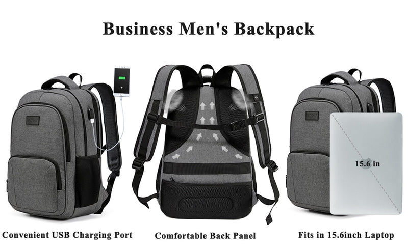 Laptop Backpack Women Men School Bags Travel Backpack for College Student Water-resistant School Backpack with USB Charge