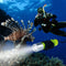 New Mini Waterproof Diver Flashlight LED Diving Flashlight