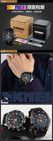 Solar Power Energy Men Sports Watch Digital Quartz