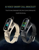 Jelly Comb Smart Watch Bluetooth Earphone 2 In 1 Bluetooth 5.0 Chip IP67 Waterproof Sport SmartWatch for IOS Android Call Dial