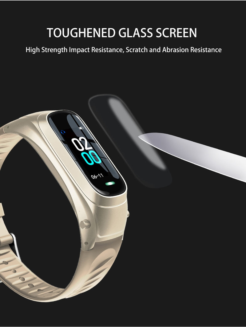 Jelly Comb Smart Watch Bluetooth Earphone 2 In 1 Bluetooth 5.0 Chip IP67 Waterproof Sport SmartWatch for IOS Android Call Dial