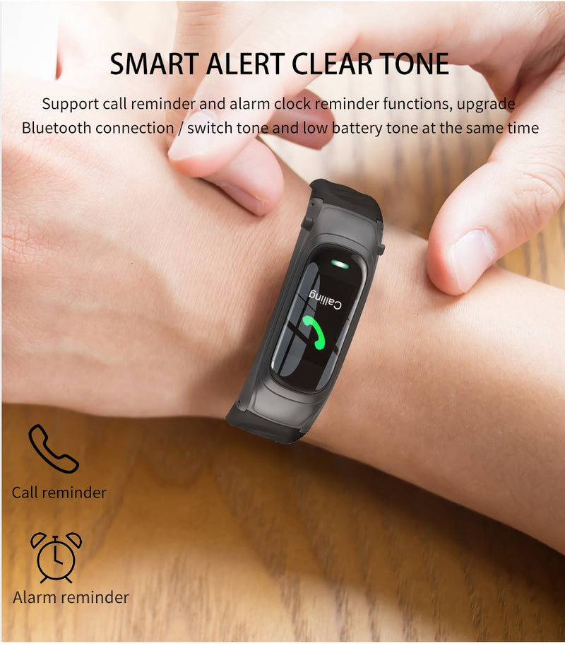 Jelly Comb Smart Watch Bluetooth Earphone 2 In 1 Bluetooth 5.0 Chip IP67 Waterproof Sport SmartWatch for IOS Android Call Dial