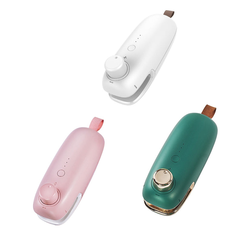 USB Charging Portable Heating Plastic Sealing Machine Food Sealing Bags