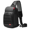 Men Chest Bag for 9.7" iPad USB Backpack Charging Short Trip Messenger Bags Water Repellent