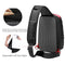 Men Chest Bag for 9.7" iPad USB Backpack Charging Short Trip Messenger Bags Water Repellent