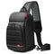 Men Chest Bag for 9.7" iPad USB Backpack Charging Short Trip Messenger Bags Water Repellent