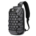 Crossbody Bags Male Waterproof USB Charging Chest Pack Short Trip