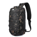 Crossbody Bags Male Waterproof USB Charging Chest Pack Short Trip