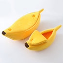 Banana Cat Bed House Warm Durable Portable Pet Basket