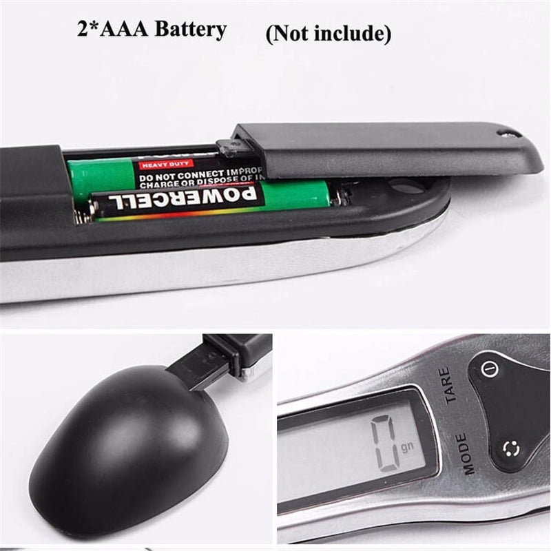 300g/0.1g Portable LCD Digital Kitchen Scale Measuring Spoon High Quality