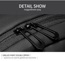 Men Chest Bag for 9.7" iPad USB Backpack Charging Short Trip Messenger Bags Water Repellent