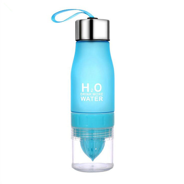 650 ML H2O  Juice Fruit Water Bottle Infuser  For Outdoor Sports Bottle BPA