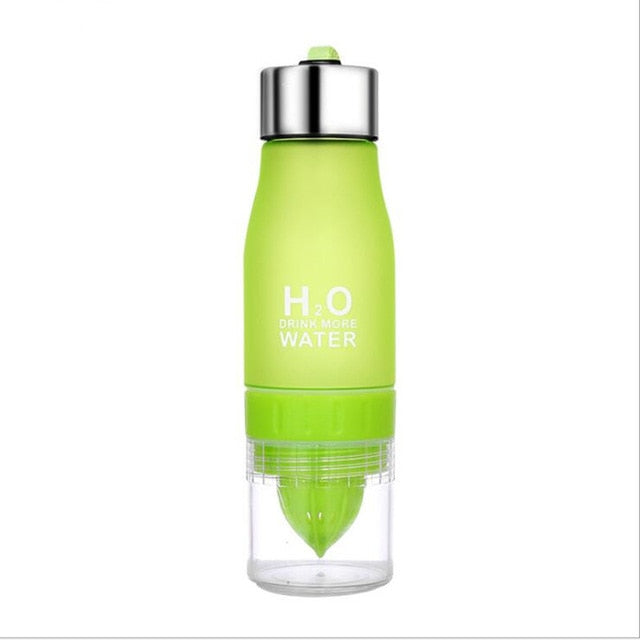 650 ML H2O  Juice Fruit Water Bottle Infuser  For Outdoor Sports Bottle BPA