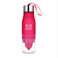 650 ML H2O  Juice Fruit Water Bottle Infuser  For Outdoor Sports Bottle BPA