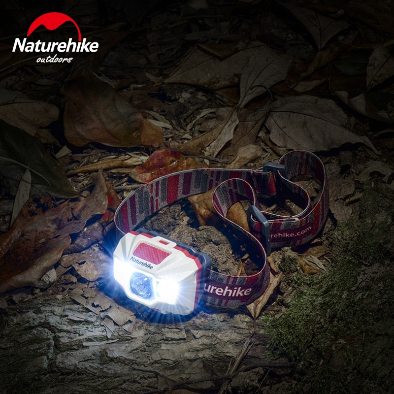 Naturehike USB rechargeable LED headlamp waterproof headlight outdoor camping tools 3 in 1 flashlight lamp tent lantern