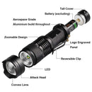 Mini Zoomable 3 Modes Scorpion UV LED Flashlight Ultraviolet Torch Money Detector Pet Urine Stains Detecto