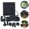 Solar Power Panel Water Pump Garden Brushless 7V 1.5W