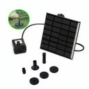 Solar Power Panel Water Pump Garden Brushless 7V 1.5W