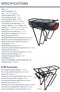 Electric Bicycle 48V 17.5Ah Rear Rack Battery Pack For eBike with Luggage Hanger Taillight USB Port US/EU/AU/UK E Bike Charger