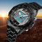 Men's Watches Solar Sports Digital Quartz  Full Steel Waterproof LED Wrist Watch