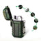 Usb Charging Electronic Lighter Fire Starter Waterproof & Windproof Outdoor Camping Lighter Multifunctional Tools